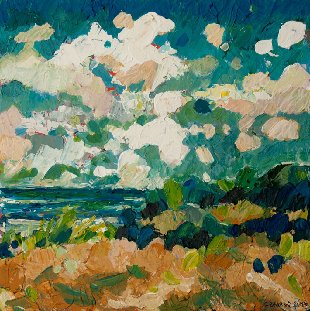 Honokowai, Acryl auf Leinwand, 40 x 40 cm