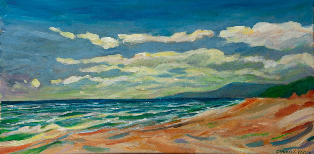 Las Chapas, Acryl auf Leinwand, 30 x 50 cm