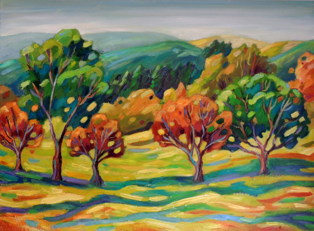 Im Waldviertel, Öl auf Leinwand, 50 x 70 cm